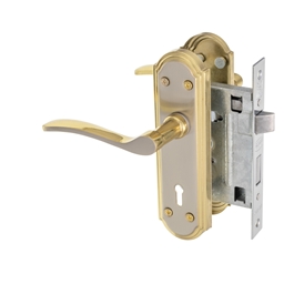 M7L10 - 2 Lever Lockset Slipper 6" -M7L10_A_L_T